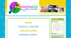 Desktop Screenshot of noteablekids.com